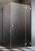 Radaway Essenza Pro Gold Kdj kabina 120x120cm prawa złoty połysk/szkło przejrzyste 10097120-09-01R/10098120-01-01
